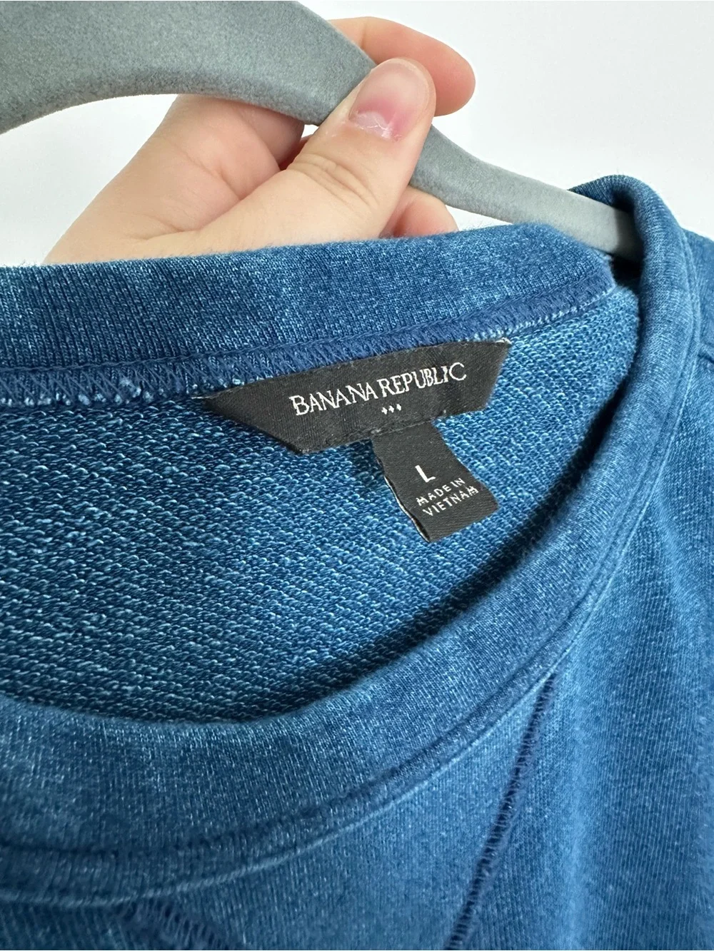Banana Republic Indigo Crewneck Sweatshirt